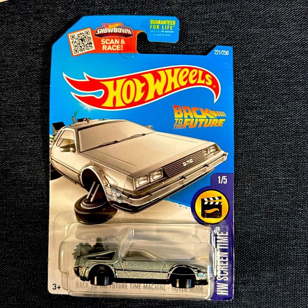 Back to the future hot wheels car